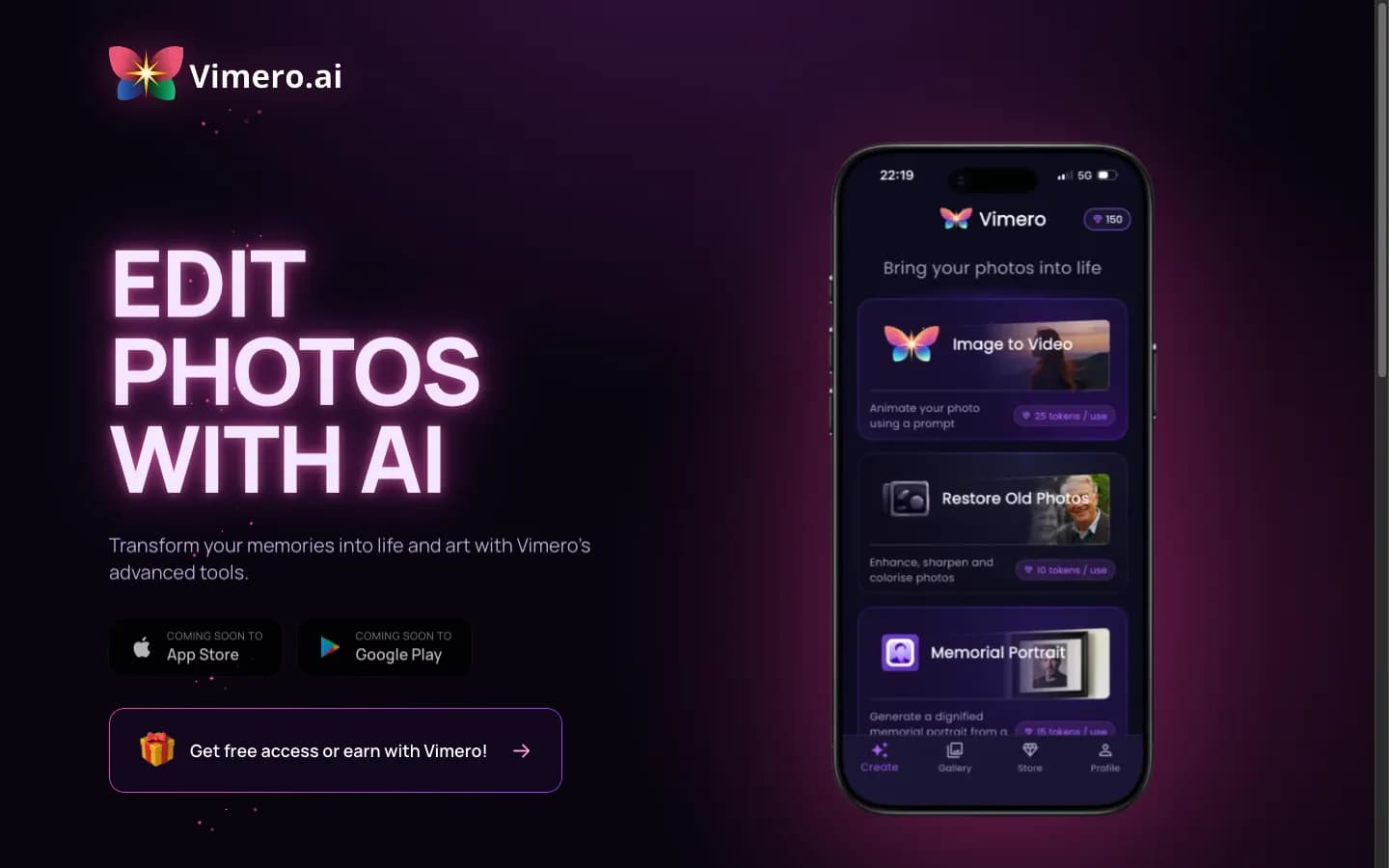 Vimero — AI-powered photo editor